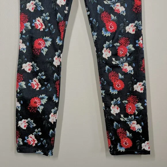 Level 99 Liza Skinny Floral Print Jeans • Size 28 - Picture 3 of 8